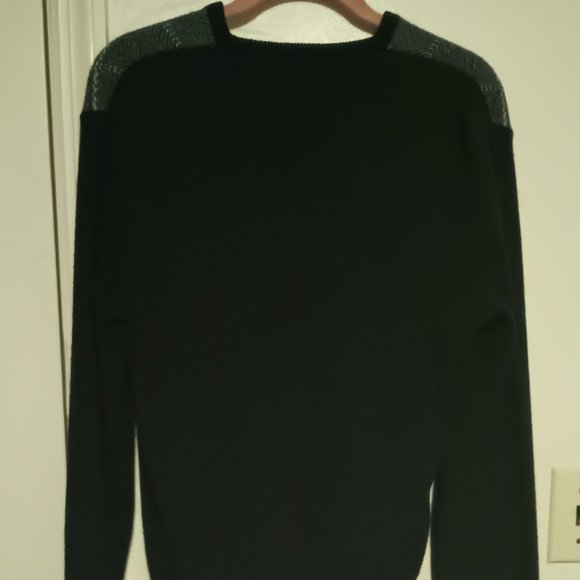 Vintage Puritan Checker Pattern Men's Sweater Medium 100% Orlon Acrylic - Picture 4 of 4